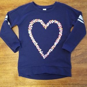 Star heart sweatshirt